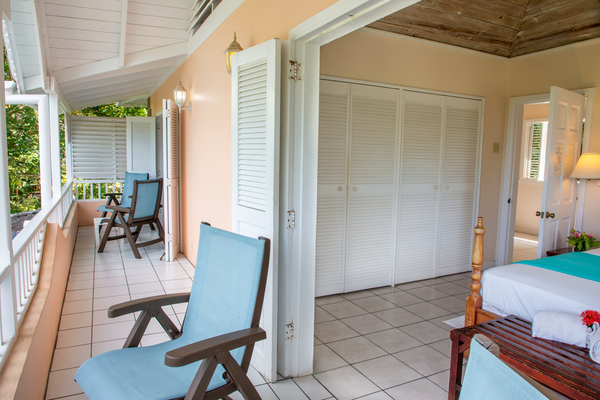 Balcony off upstairs bedrooms
