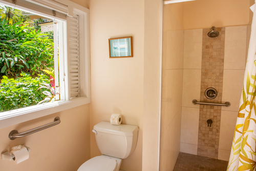 Downstairs Bathrooms with Grab-Bars